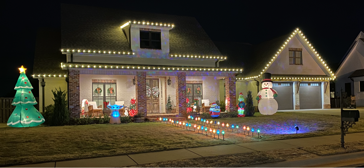 Outdoor holiday lights