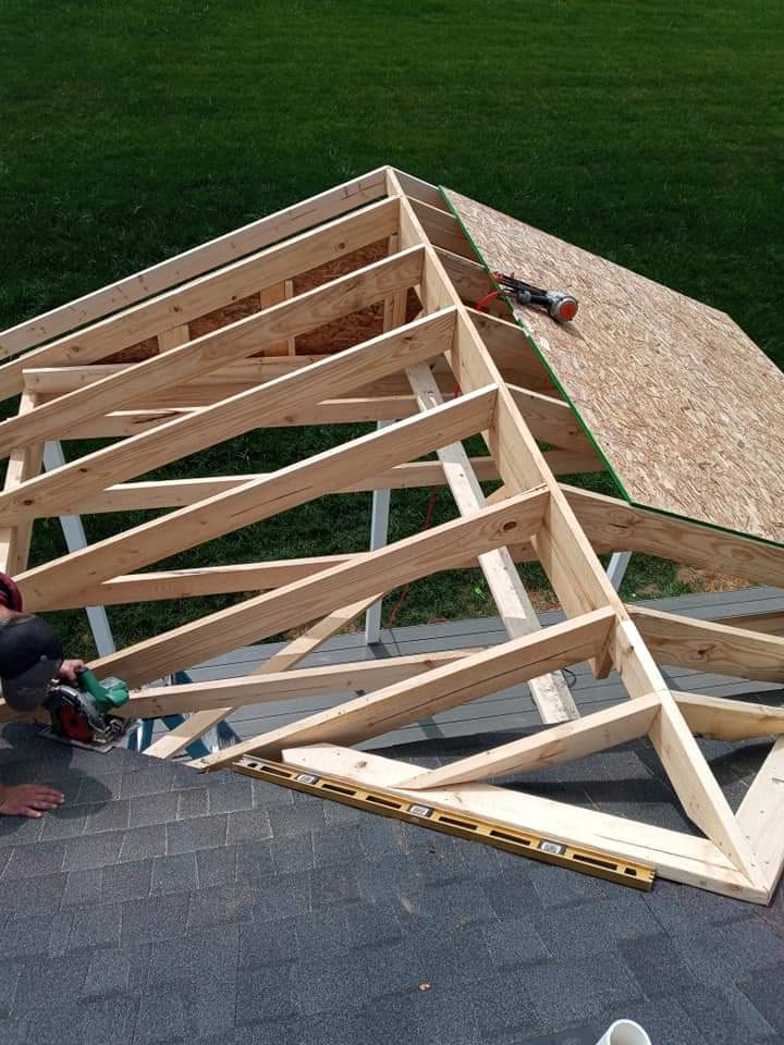 Roof under construction