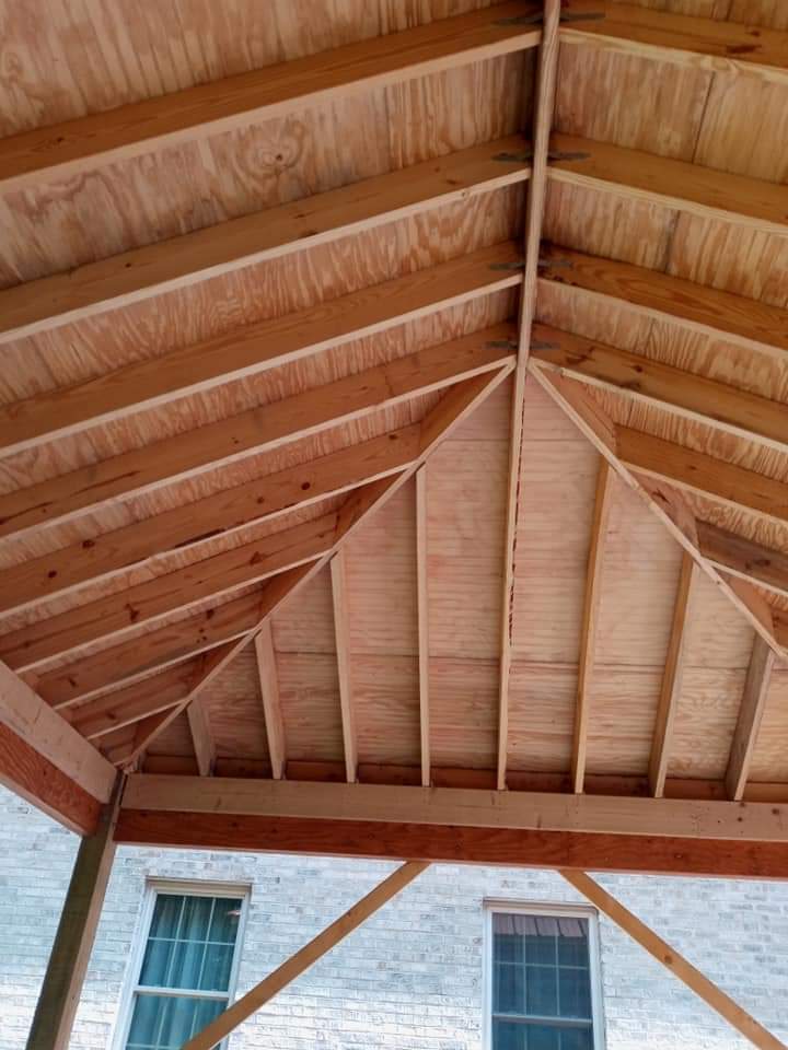 Roof of the gazebo