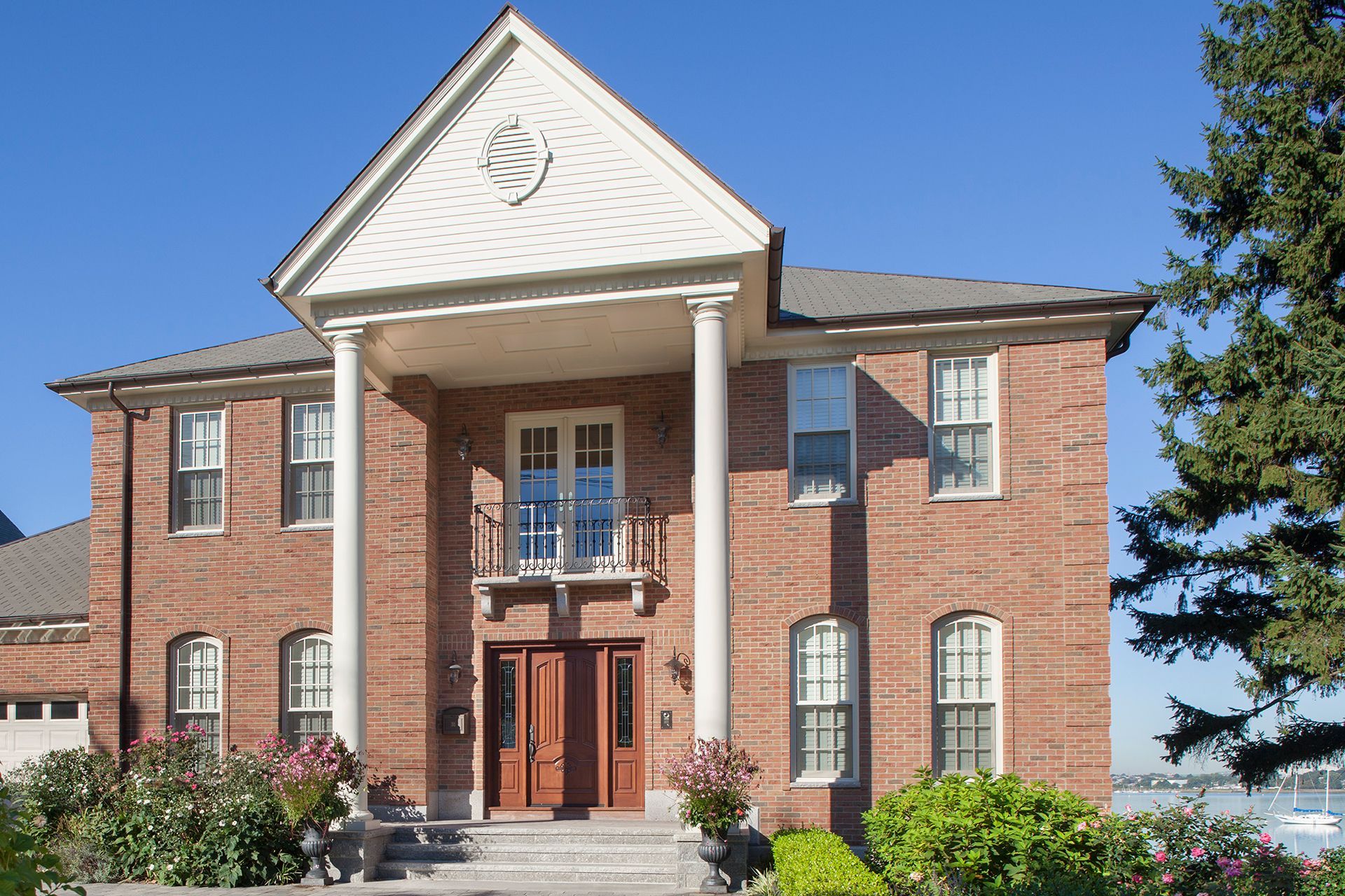Brick building