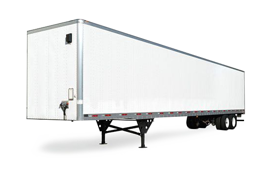 White semi-trailer truck trailer 