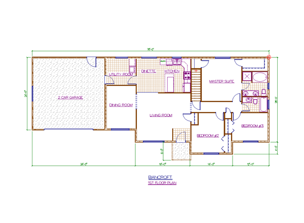Bacroft house floor plan