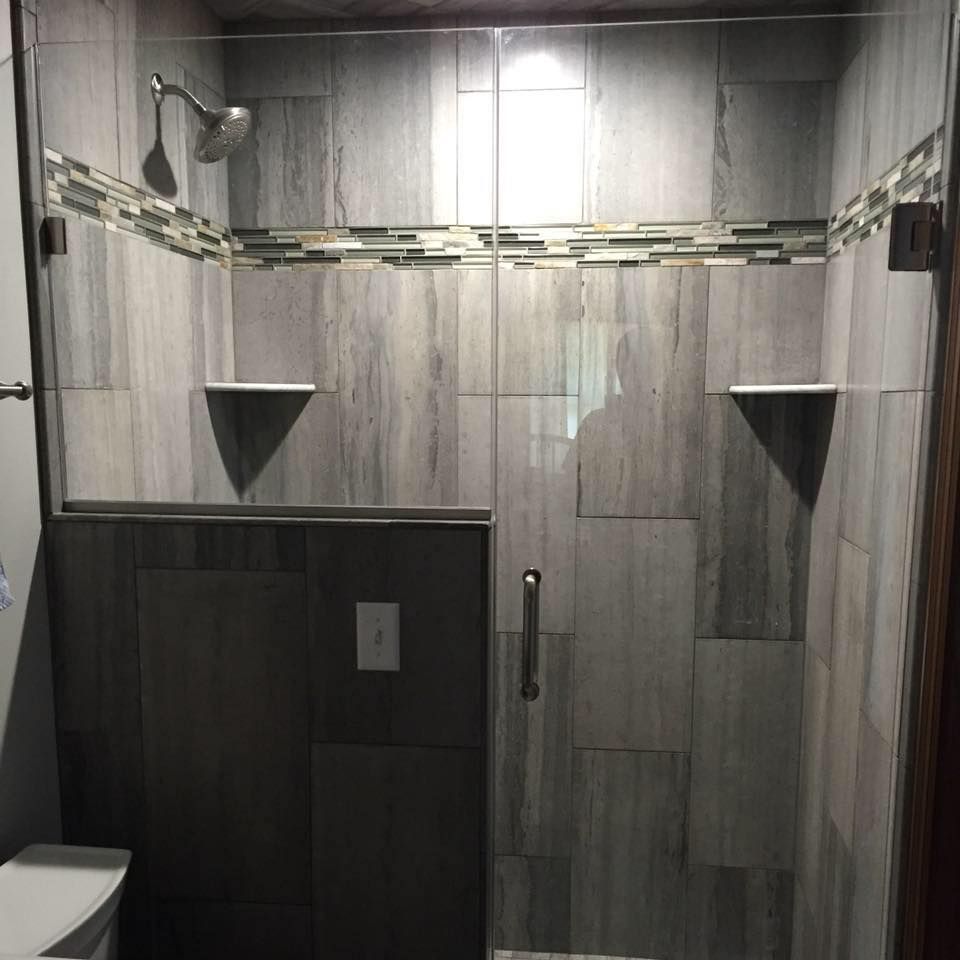 Glass shower door