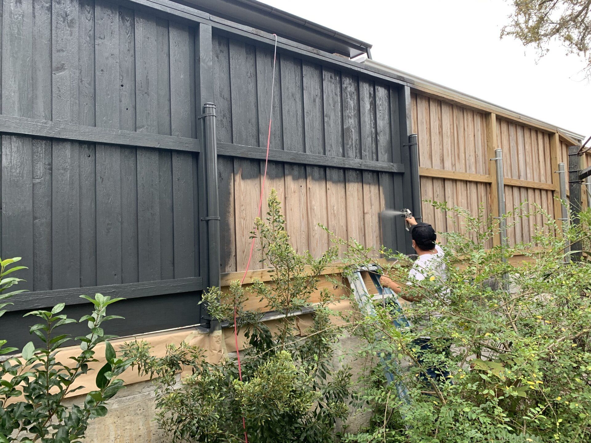 Custer Fence Staining Projects