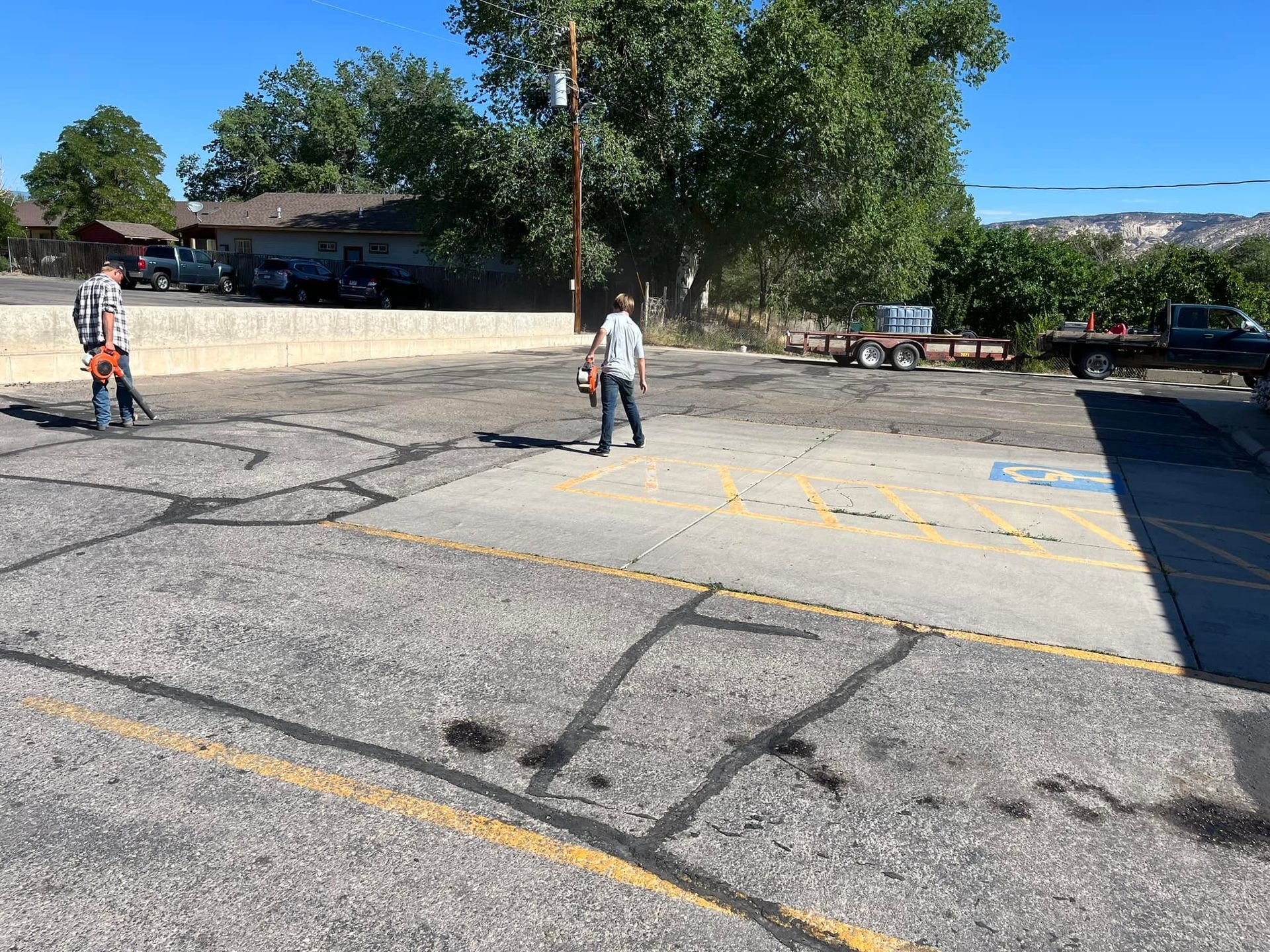 Crack filling and repair