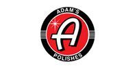 The Adam’s Polishes logo: a white letter 