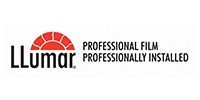 The LLumar logo with a red sunburst icon, followed by the text: 
