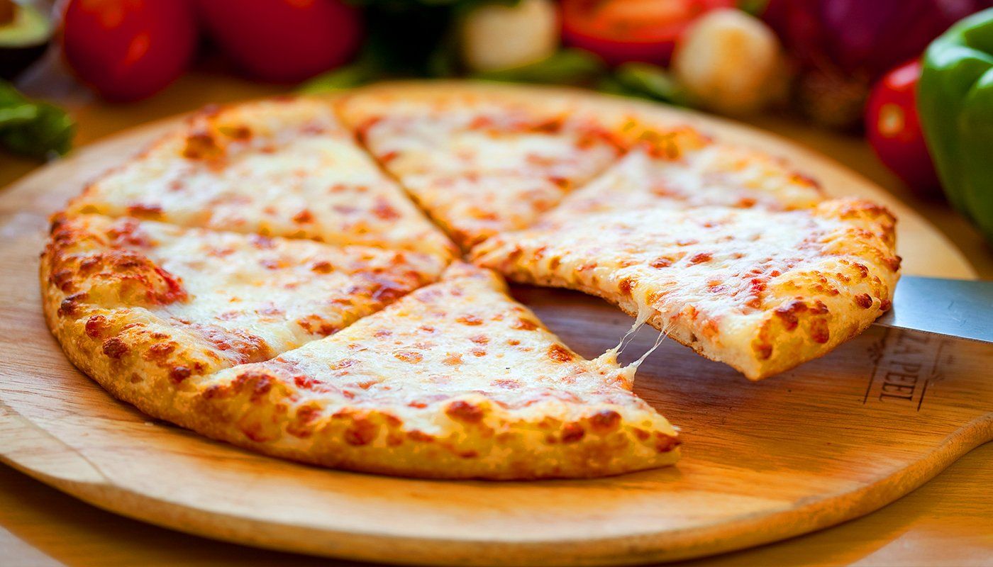 Delicious white pizza