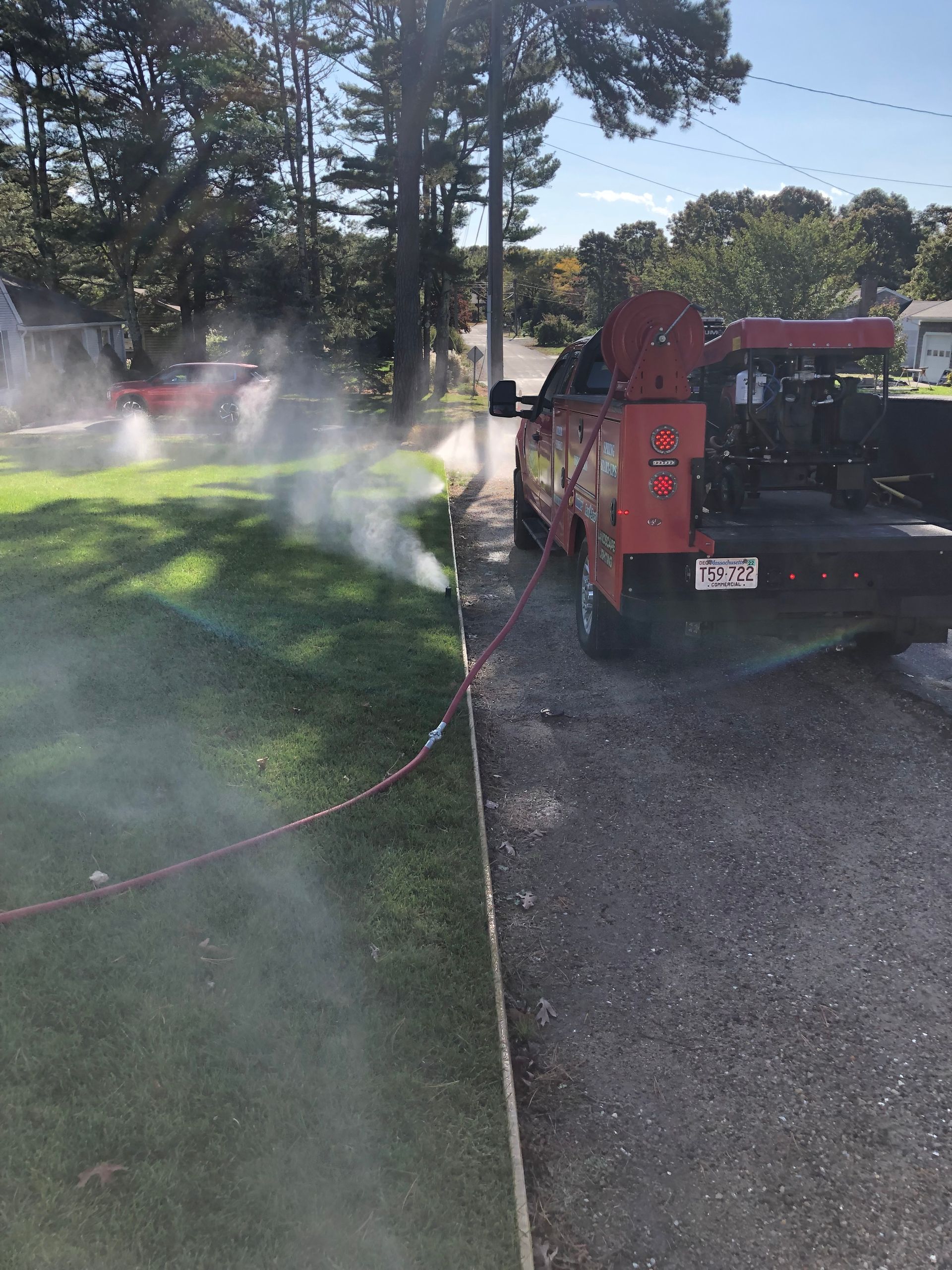 Clarke's Irrigation Service Truck
