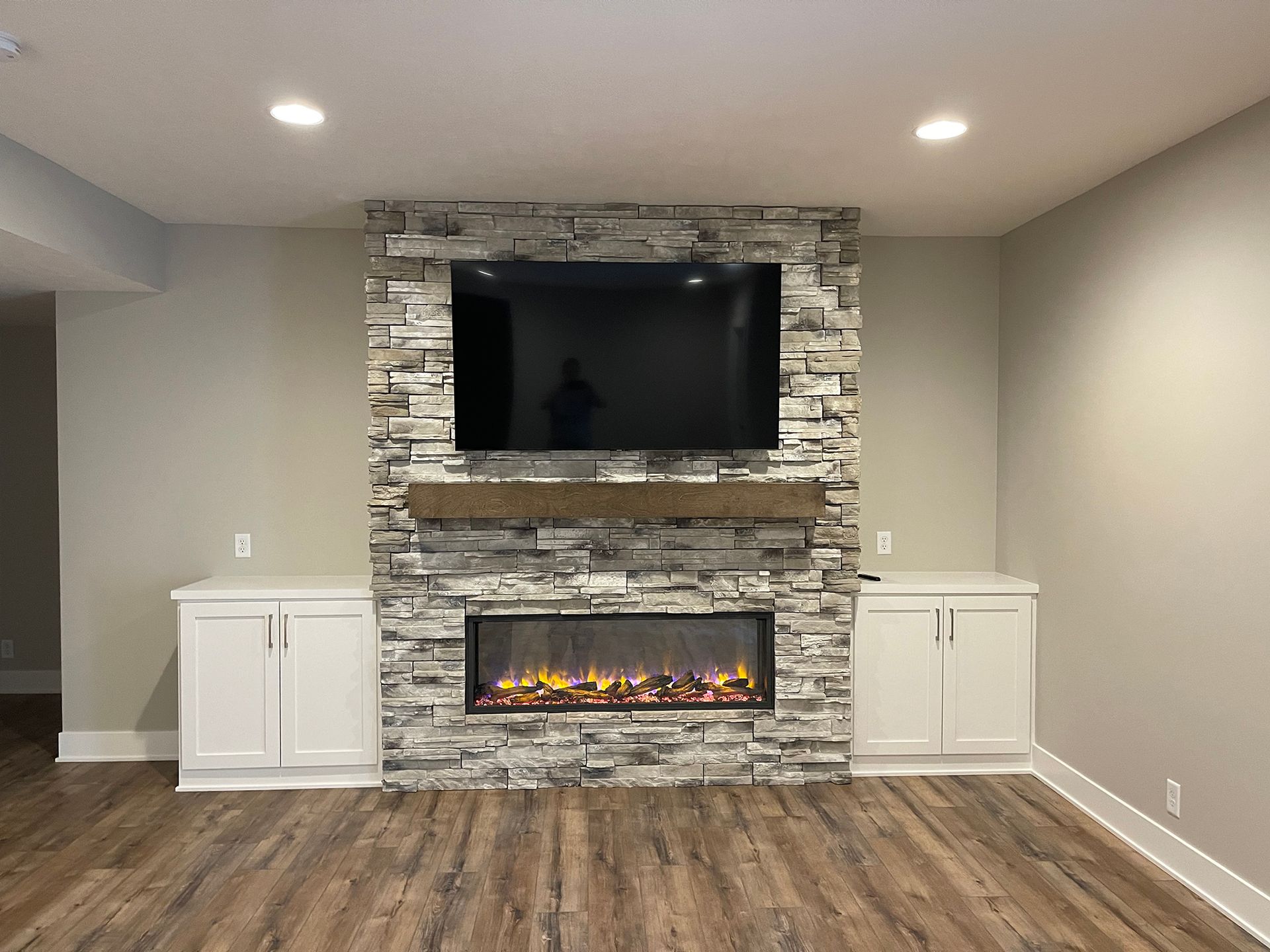 Basement Fireplace