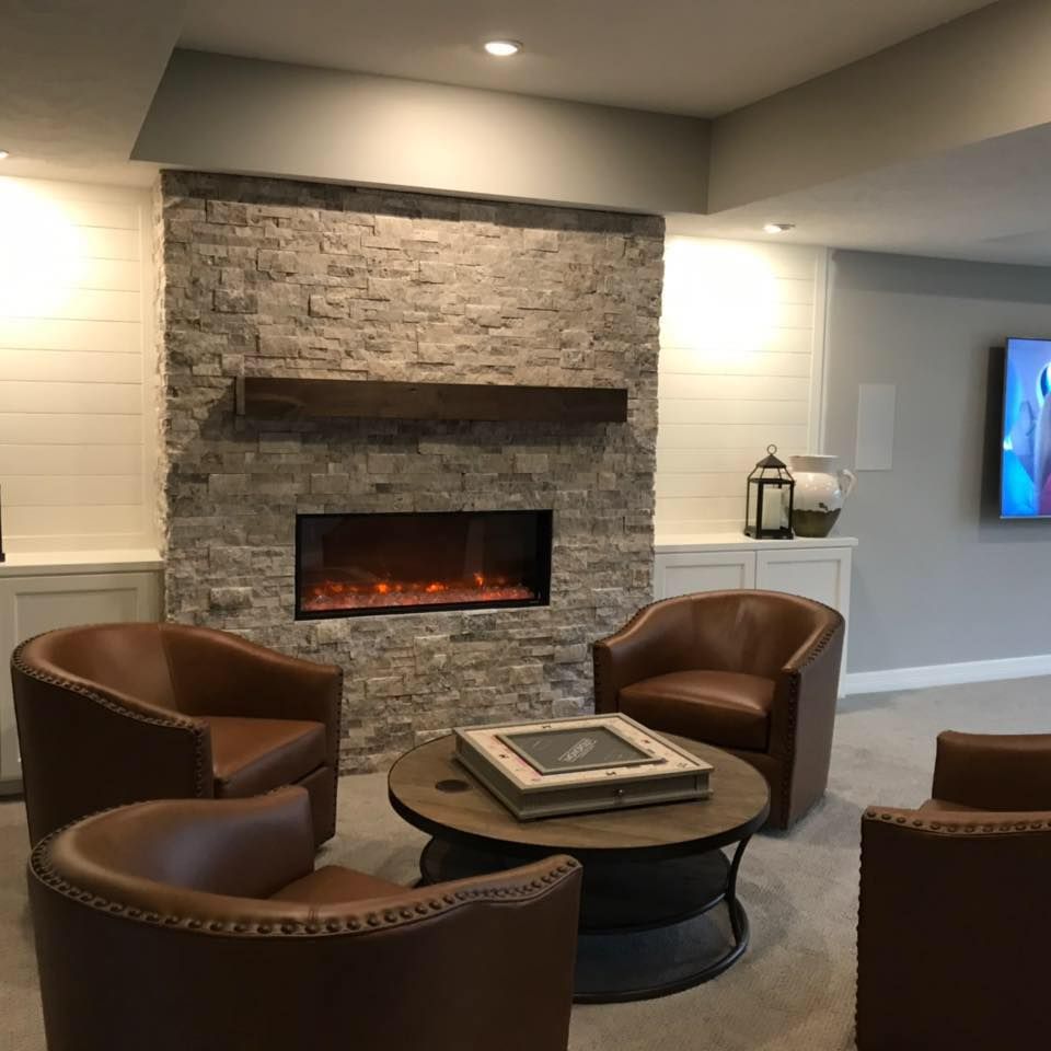Basement Fireplace