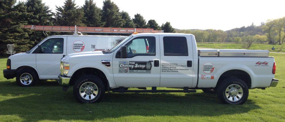 Chimney Service trucks