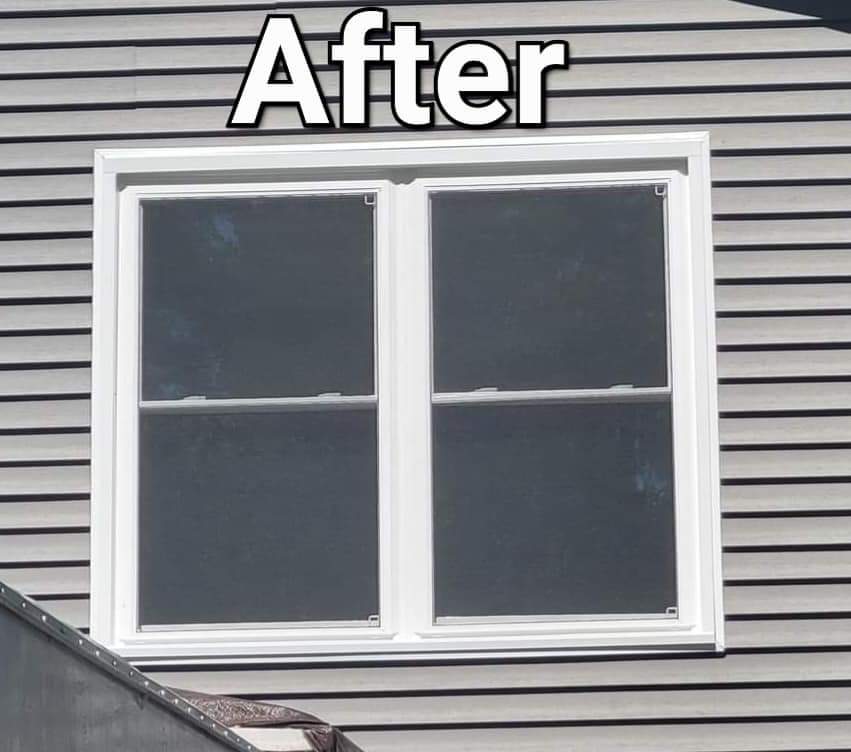 A picture of a house with the word after on it