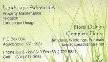 Floral Design business card