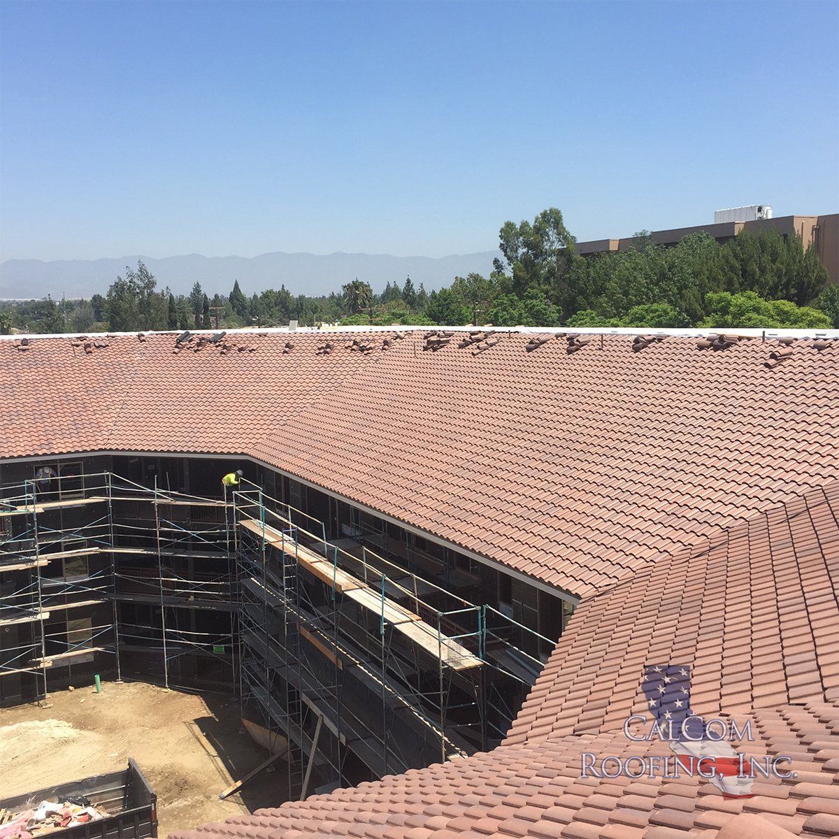 Multi-family roof construction