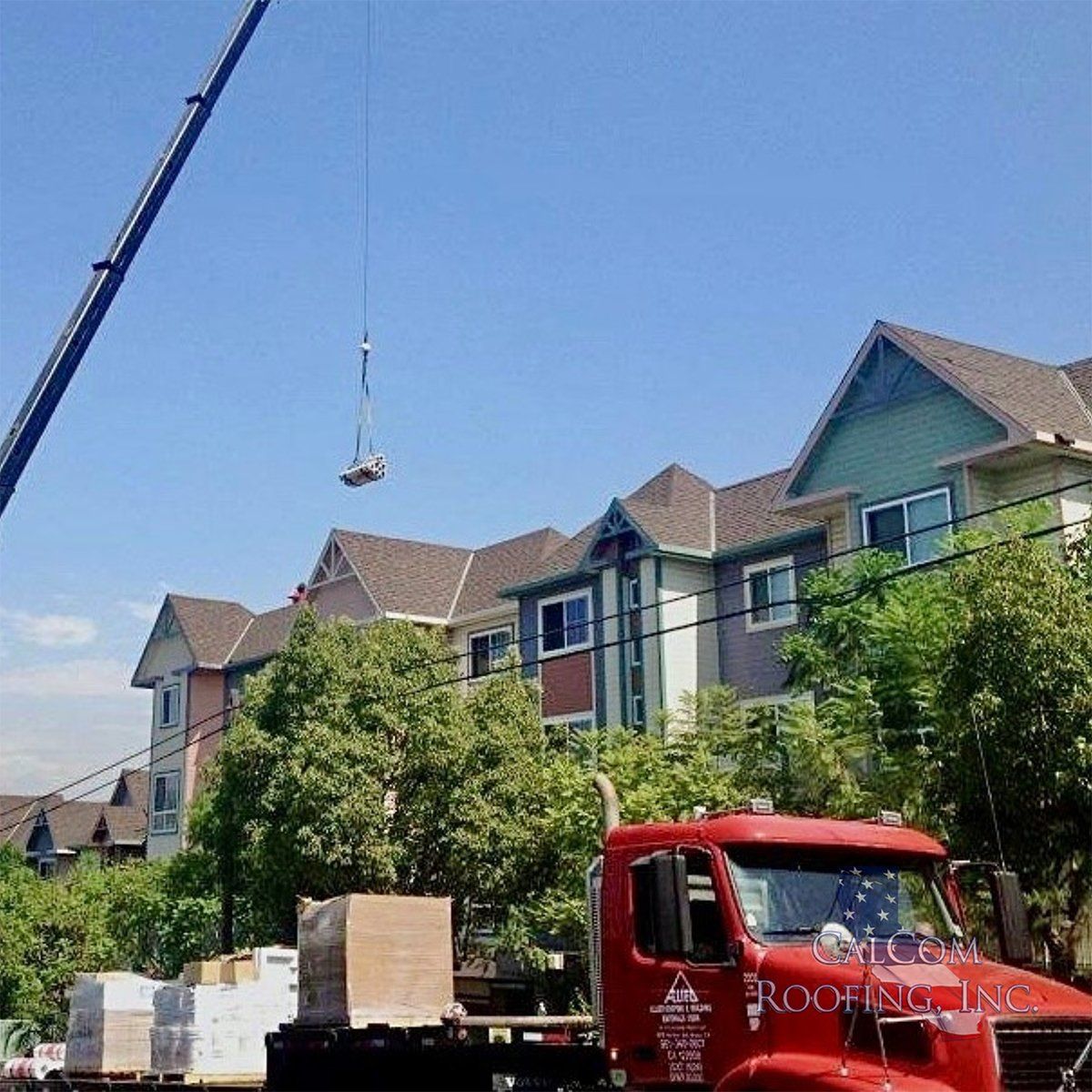 Roof installation and loading