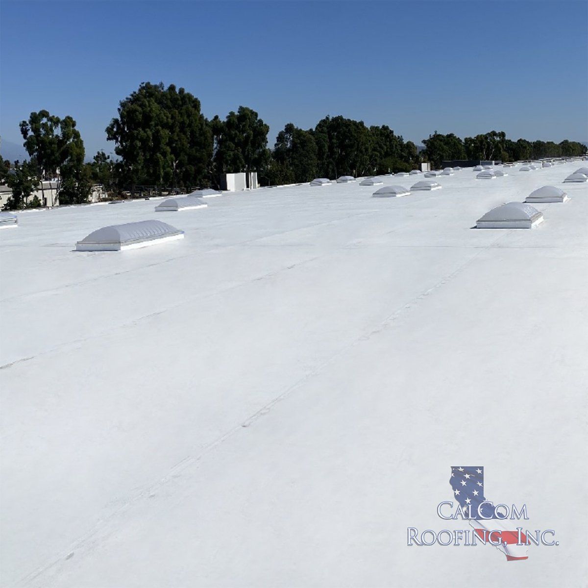 Commercial flat roofing