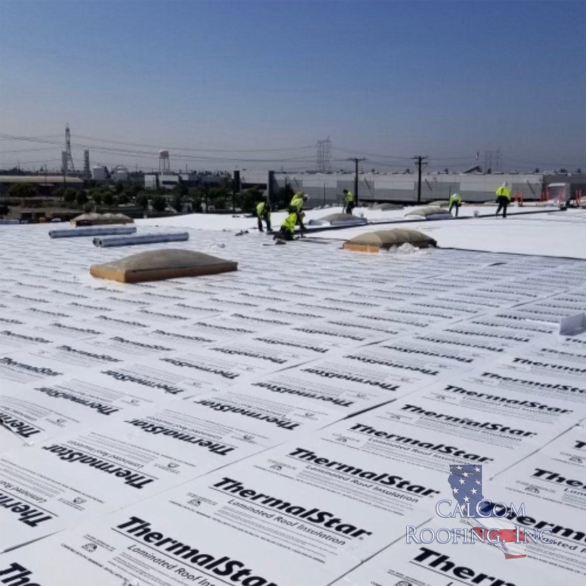 TPO roofing installation