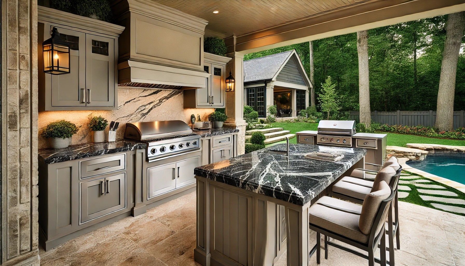 Port Charlotte Outdoor Kitchen Countertop