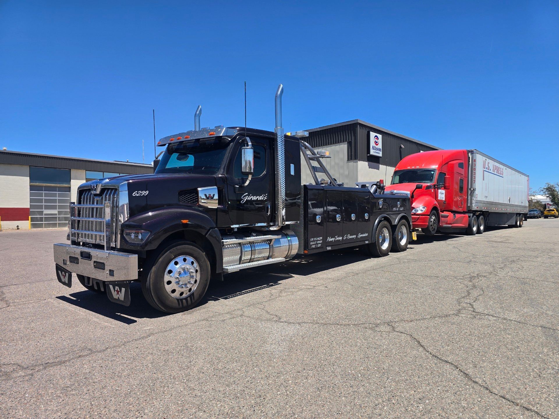 heavy towing services