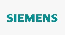 Siemens logo in teal on a white background
