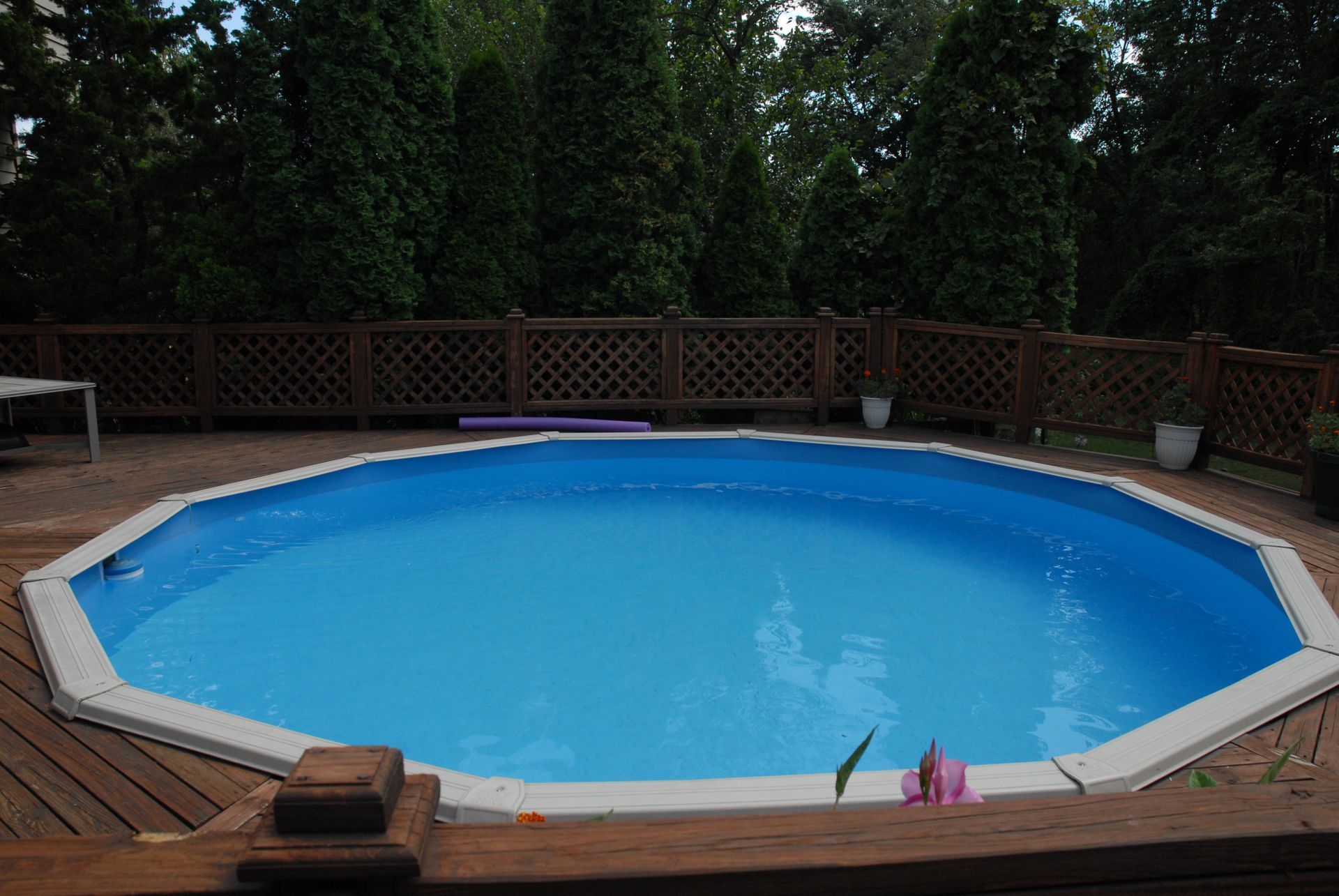 above ground pools