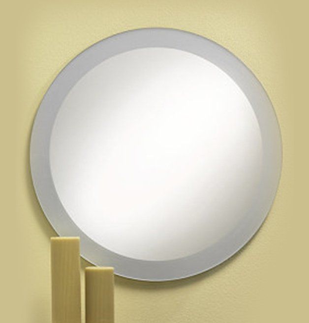 Frameless mirror