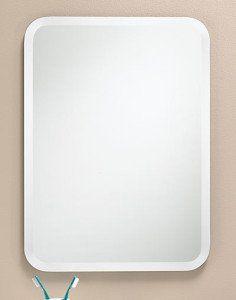 Frameless mirror