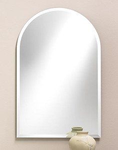 Frameless mirror