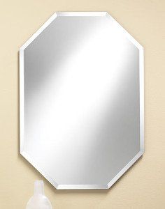 Frameless mirror