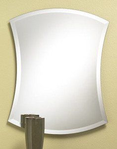 Frameless mirror