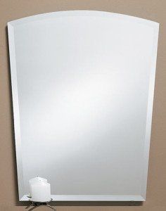 Frameless mirror