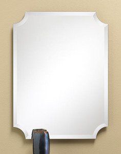 Frameless mirror