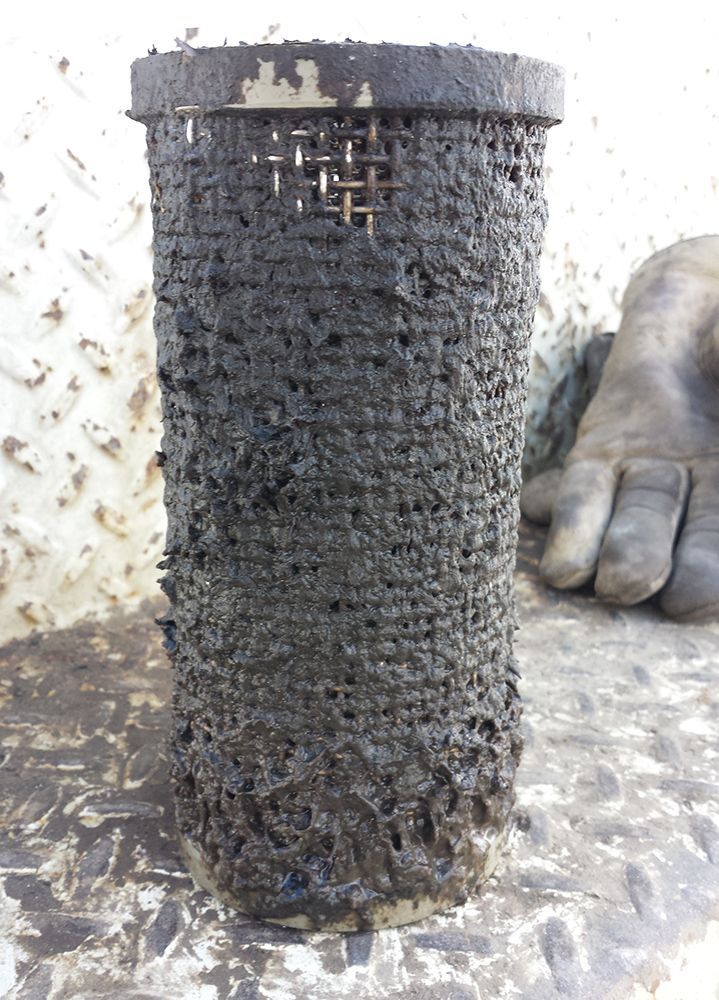 clogged pump filter #02