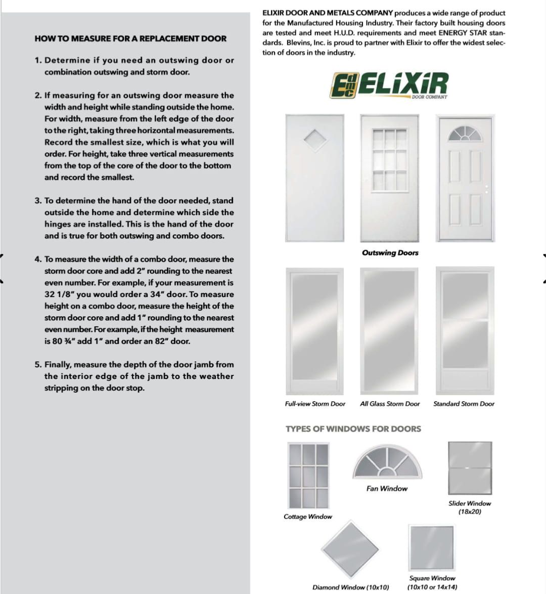 Instructions on how to measure a door for replacement