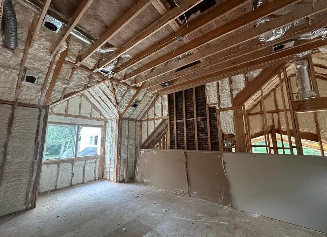 Insulation services inside a residence