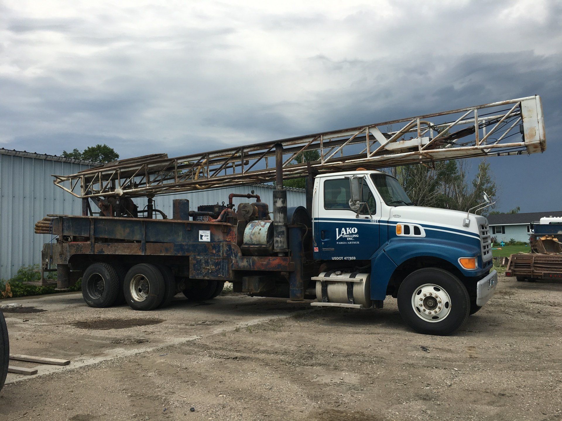 Commercial well drilling