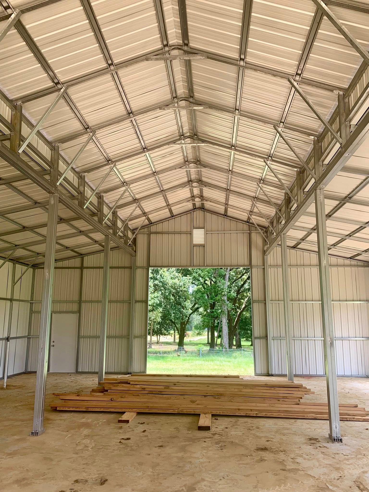 Barn interior