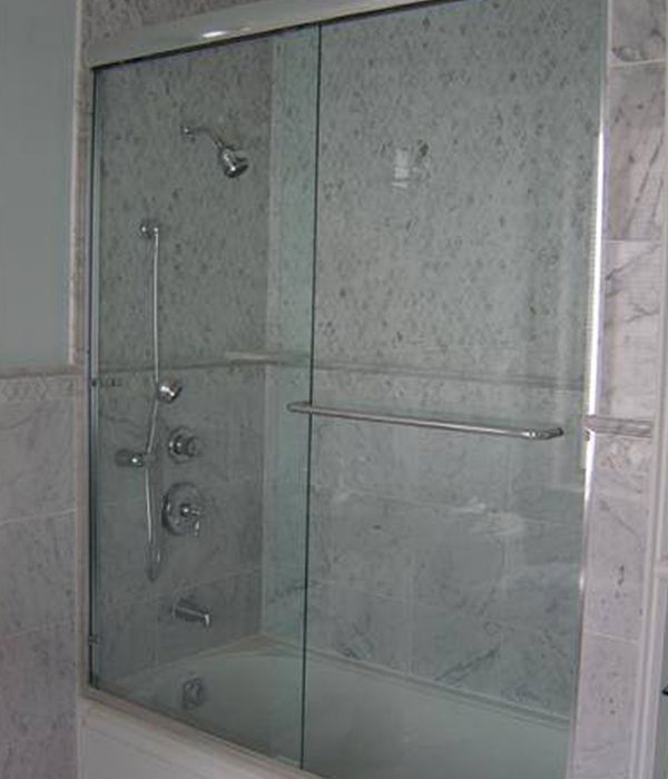 bathroom glass gate