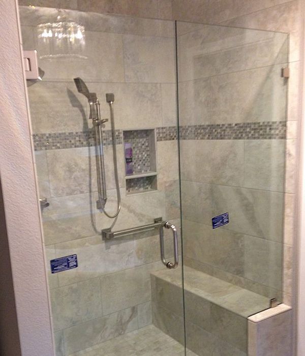 shower glass gate