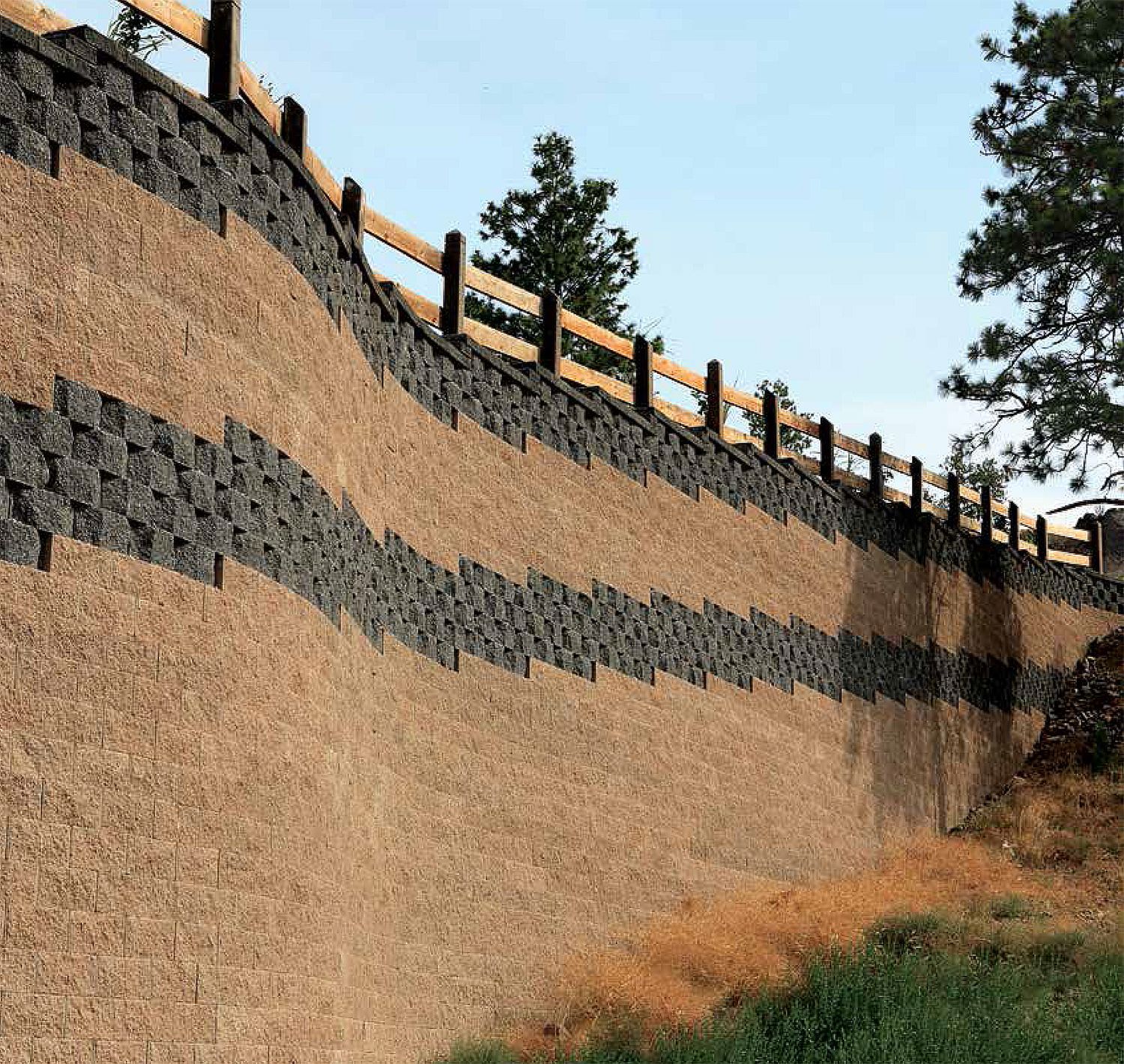 Structural retaining wall