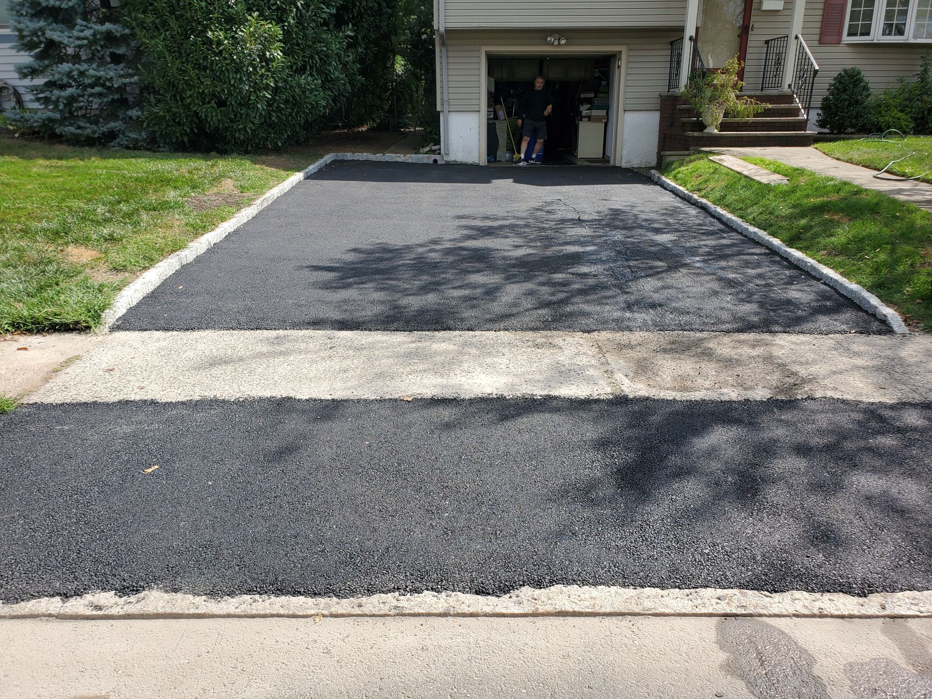 Asphalt driveway