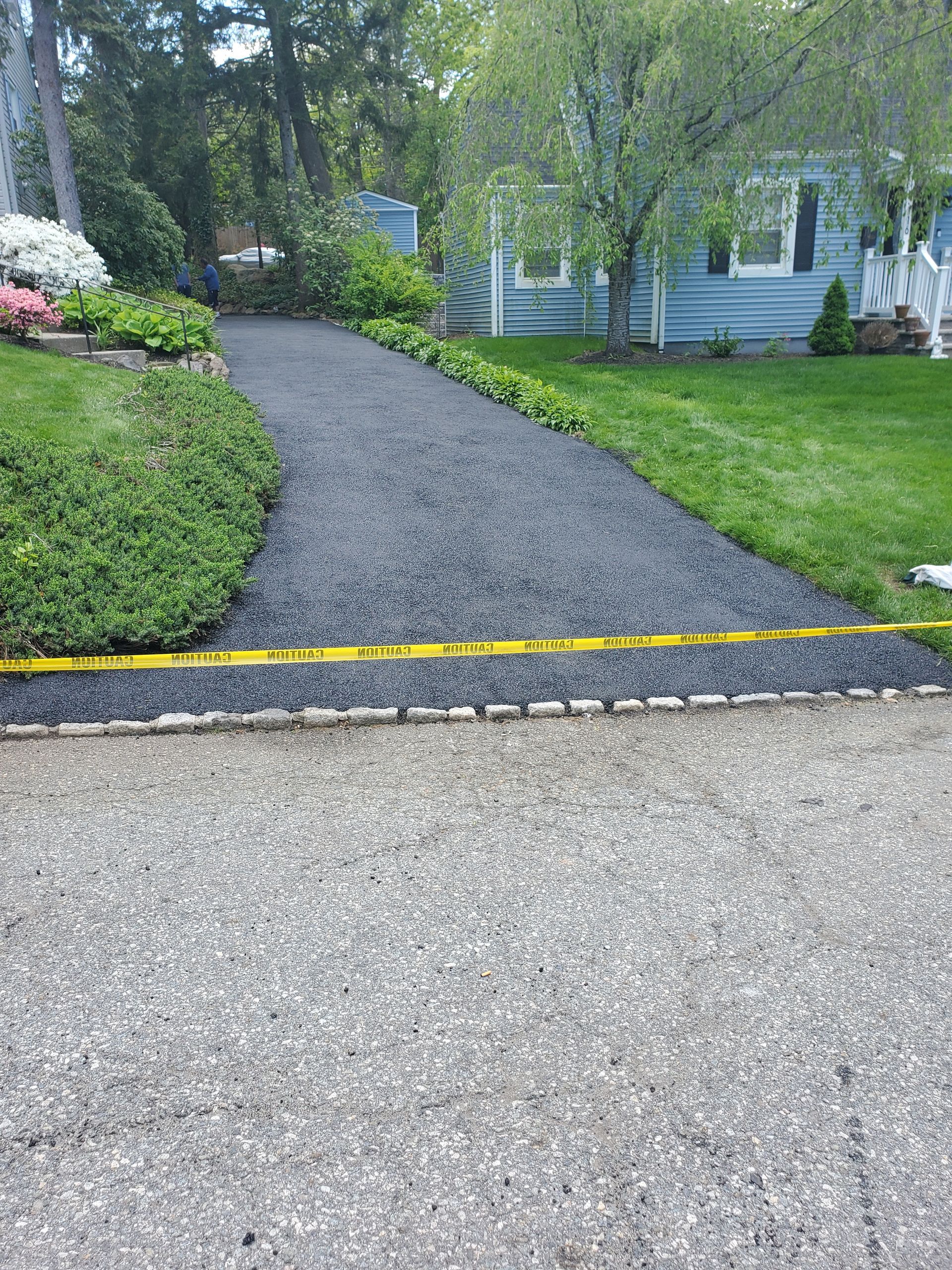 Asphalt walkway