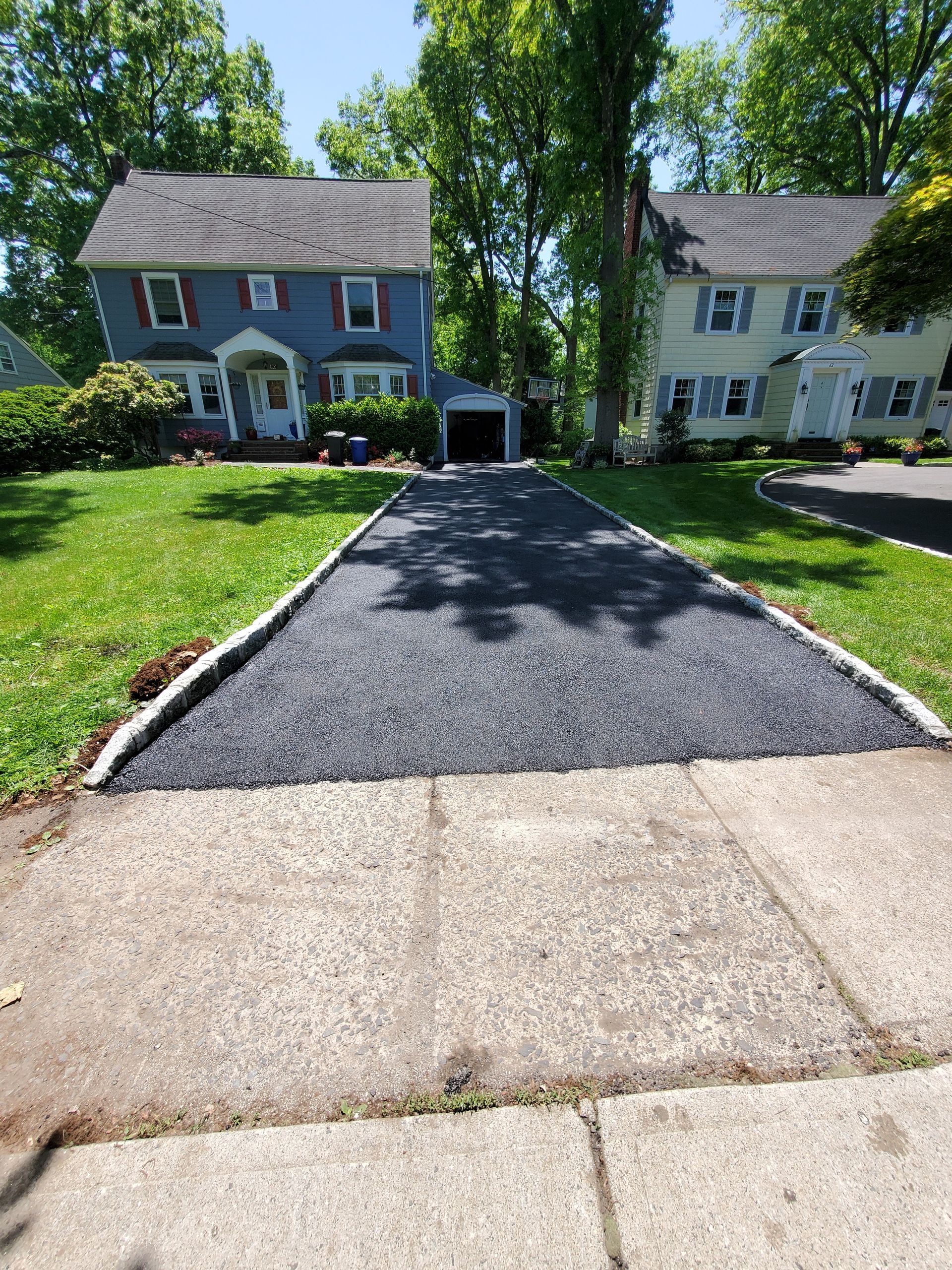 Asphalt driveway