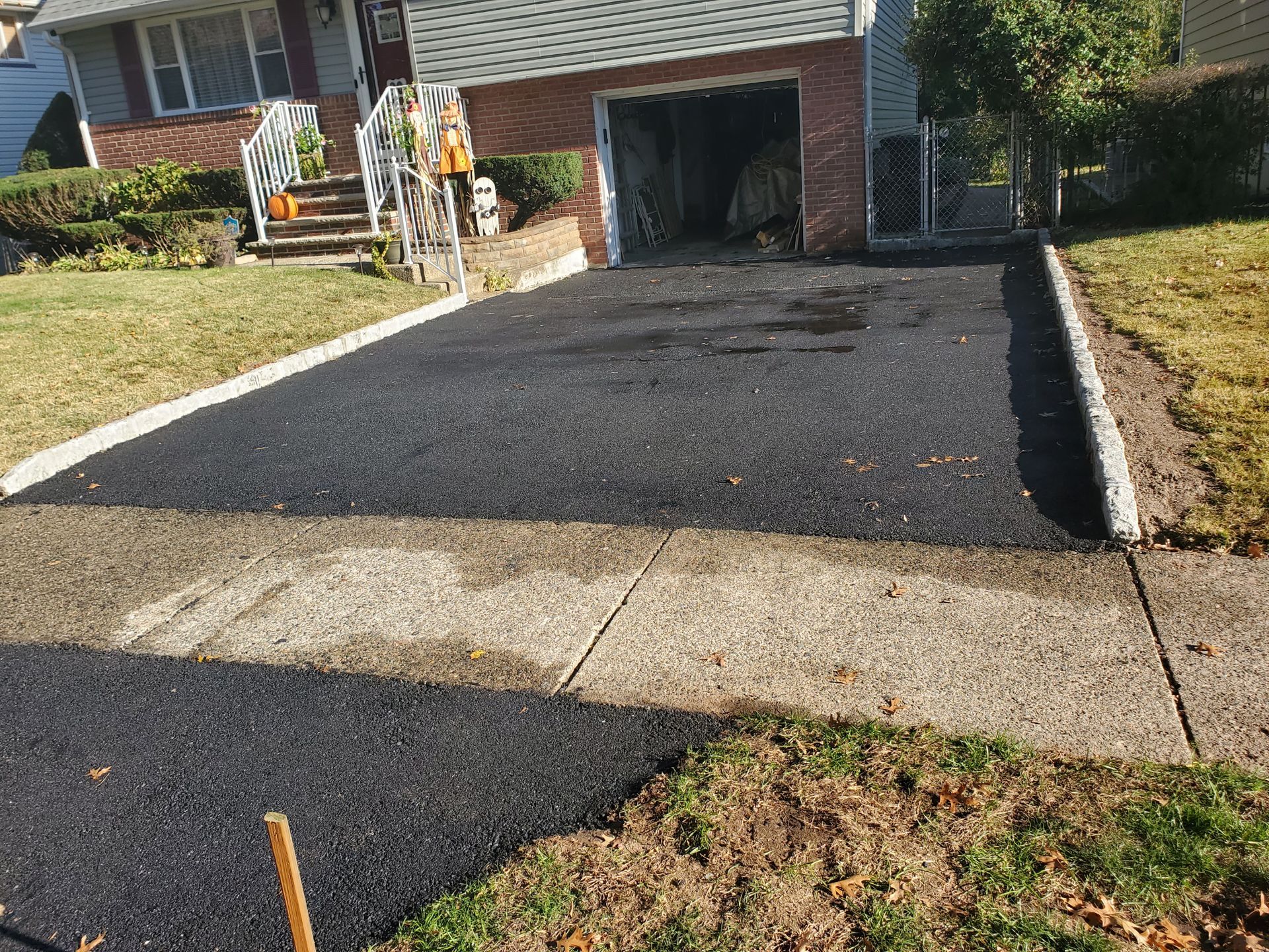 Asphalt driveway
