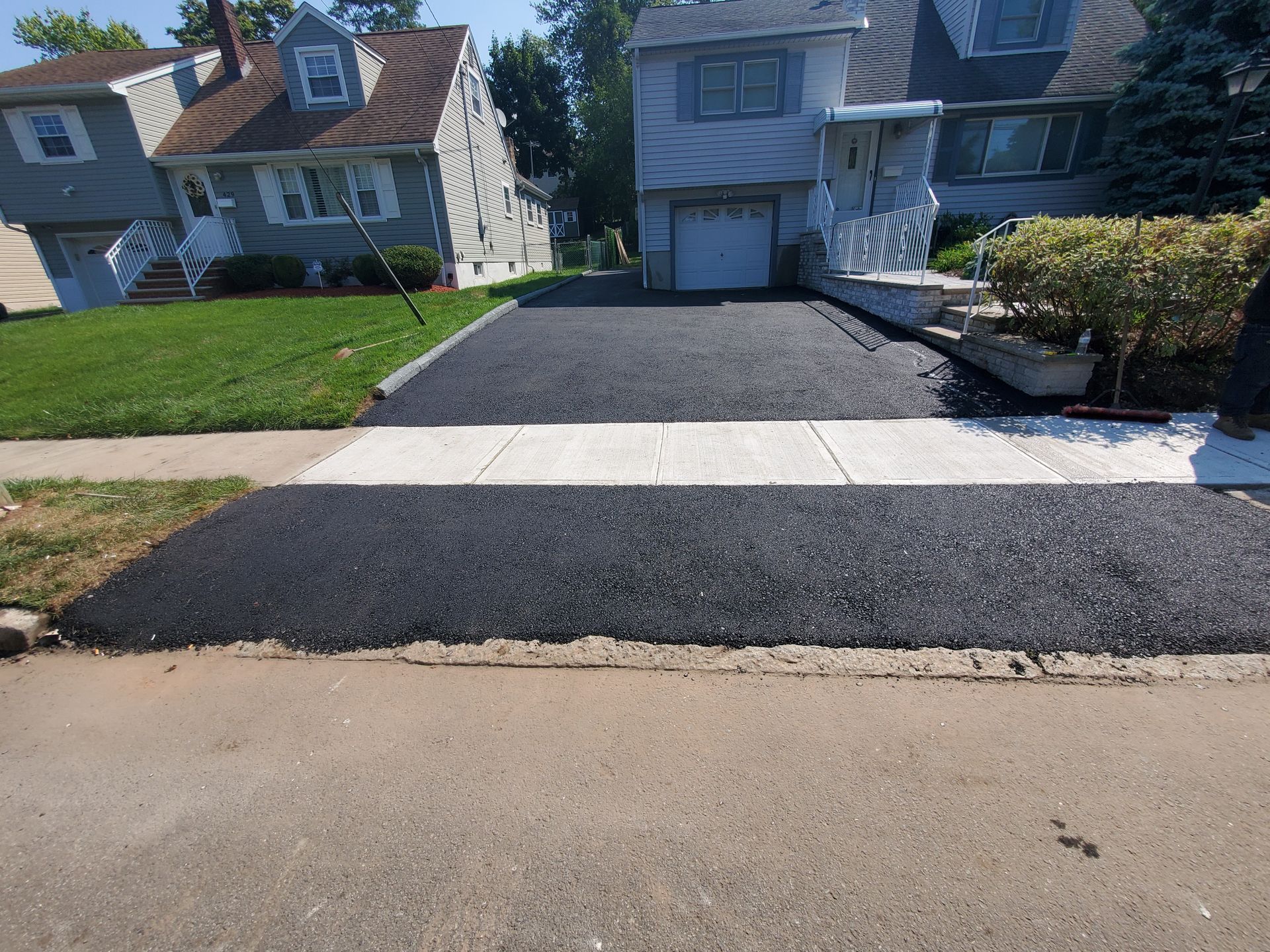 Asphalt driveway