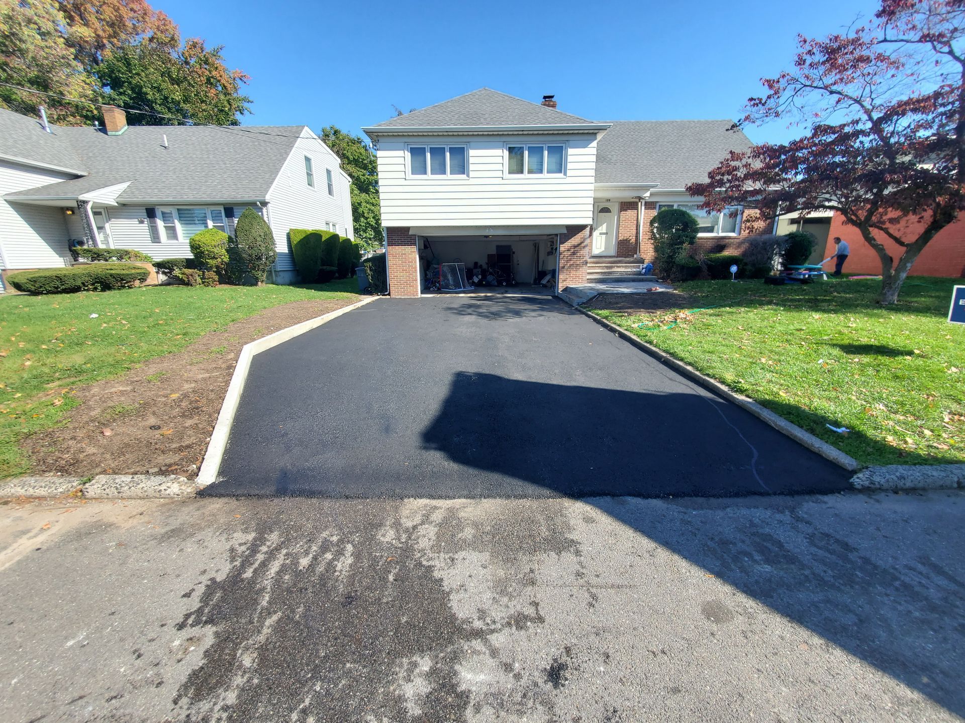 Asphalt driveway
