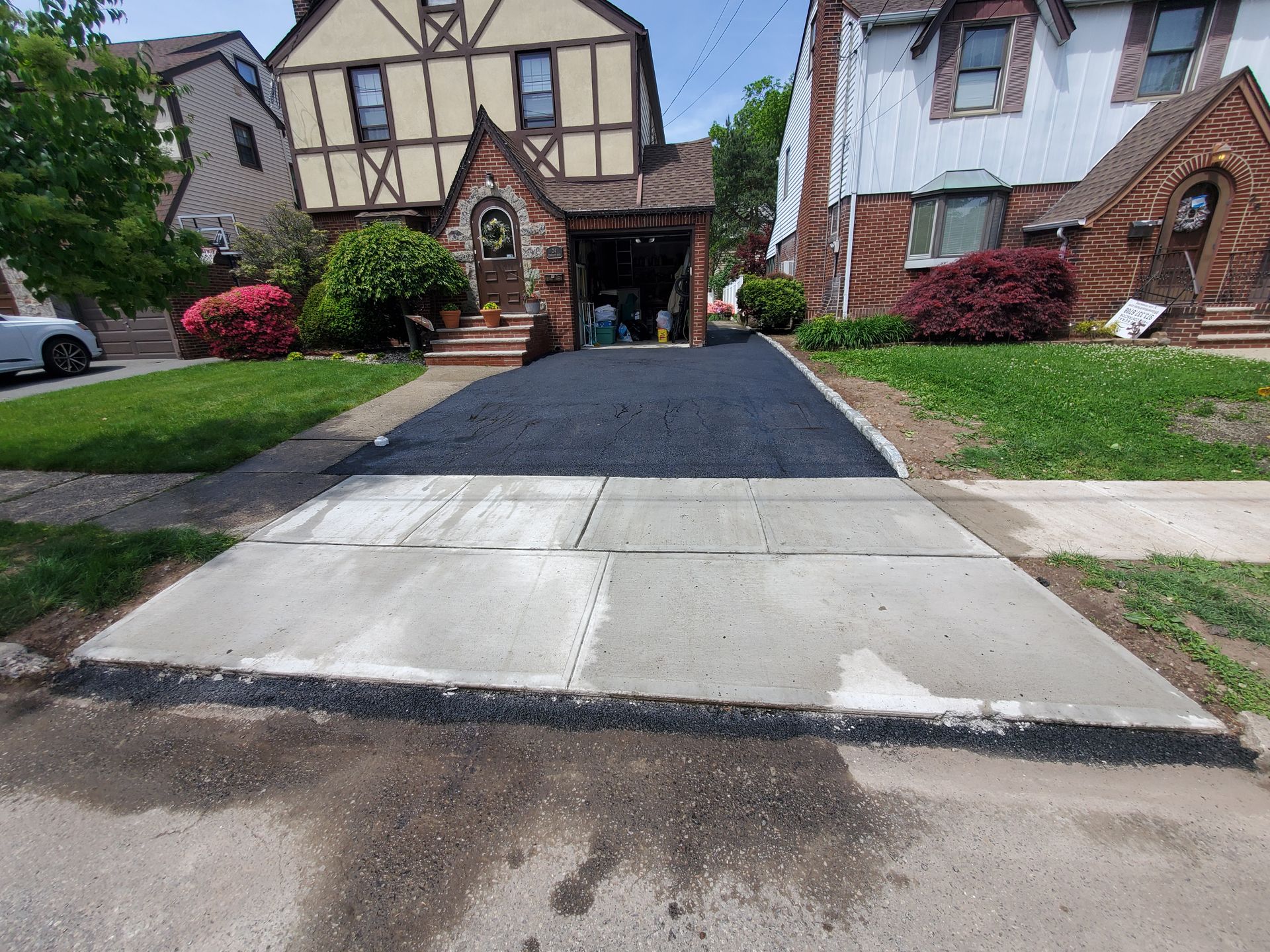 Asphalt driveway