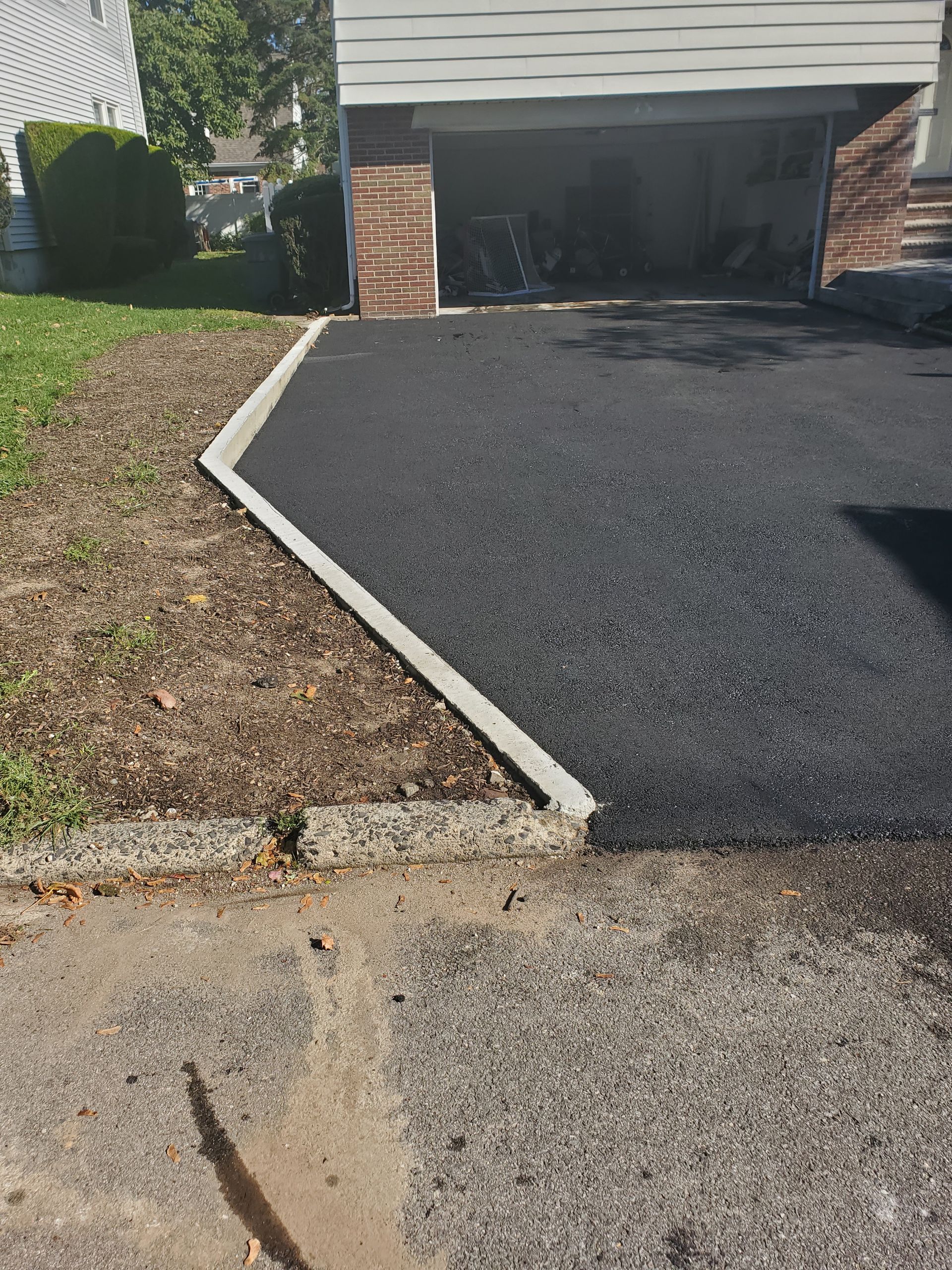 Asphalt driveway