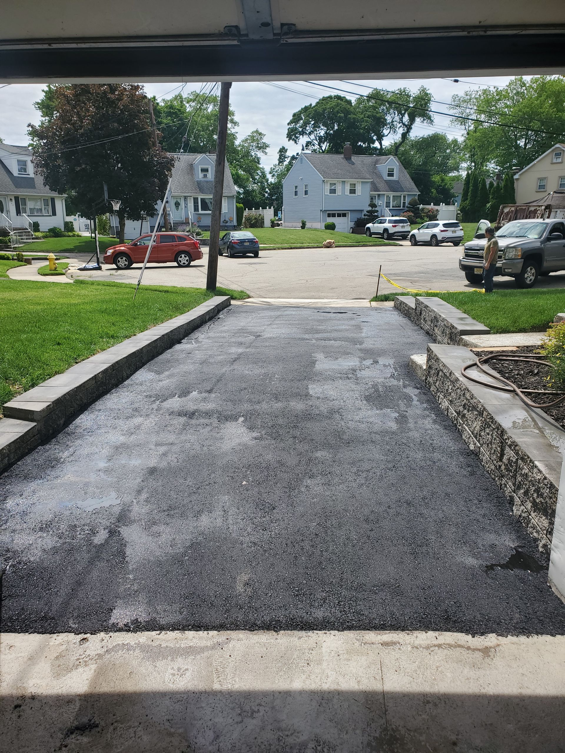 Asphalt driveway
